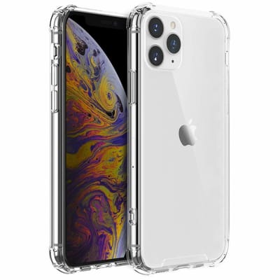 Geschikt voor iphone 11 Pro Max Hoes Pearlycase.. Cover TPU Siliconen Transparant Met versterkte randen