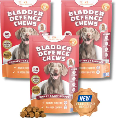 K9 Laboratories Blaas & Nieren - Honden Supplement - Gezonde Hondensnacks - Bladder Support - Blaasontsteking, Blaasgruis, Struviet, Nierstenen, Urineweginfectie - met Cranberry - 180 Stuks