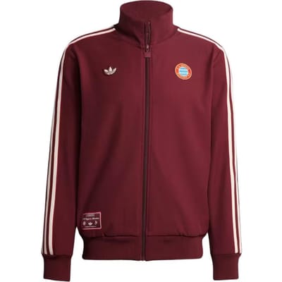 Adidas Originals FC Bayern Terrace Icons Trainingsjack Comfortabel Eenvoudig Zacht Gestreept Jack Heren Tops Rood JF0582 S brown