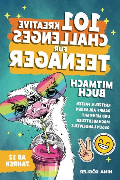 Mitmachbuch für Teenager - Herausforderungsbuch Aktivitätsbuch - Langeweile Bekämpfen - 101 Offline Challenges - 118 Seiten - Multicolor
