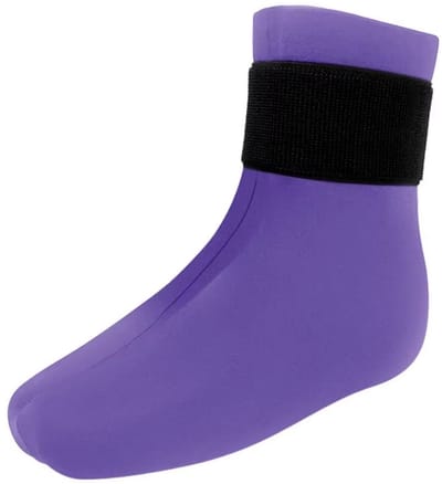 Herbruikbare Hot & Cold Compress Sokken - Voor Plantar Fasciitis, Enkelpijn, Artritis en Zwelling - Koelende en Warmte Therapie, Elastisch en Comfortabel - Paars