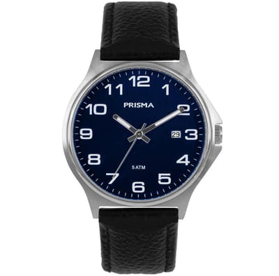 Prisma Horloge P.1687 Heren Edelstaal 5 ATM Blue