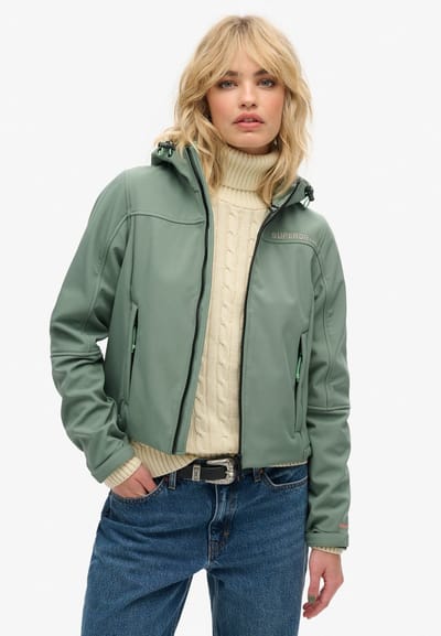 Superdry - Softshell trekkerjas met capuchon - Dames