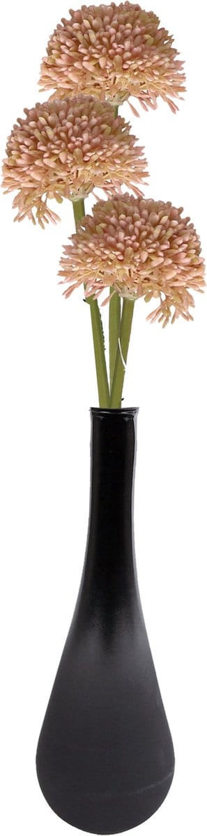 Bellatio Design Sierui Globemaster kunstbloem - 5x - losse stelen - zalmroze - 44cm - Natuurlijke uitstraling
