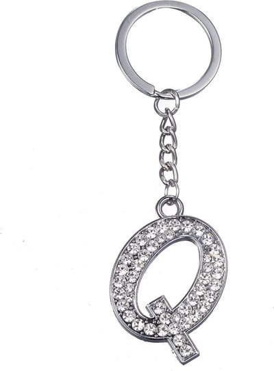 Sleutelhanger Diamant Letter - Q