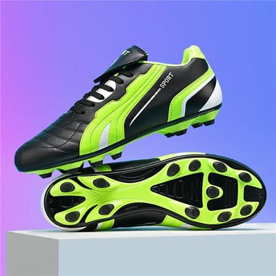 Nouvelles Chaussures de Football pour Hommes Crampons Unisexes Baskets de Match TF/FG Adulte Gazon Vente Chaude Chaussures de Football Ultra-légères Haute Qualité Professionnel 34