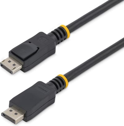DisplayPort 1.2 kabel met sluitingen gecertificeerd, 3 m