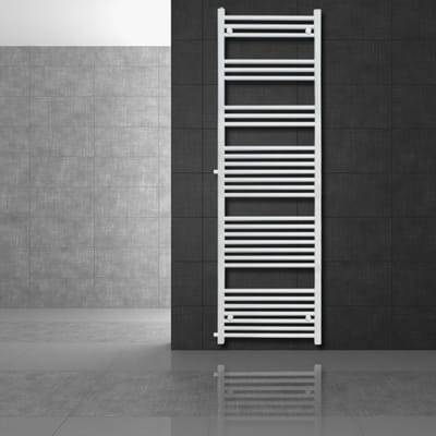 Badkamer radiator Sahara (vervanging) 500x1800 mm wit recht met zij-aansluiting