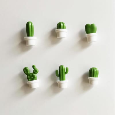 Cactus koelkastmagneet koelkast magnetische sticker 3D schattige vetplant berichtbord herinnering huisdecoratie keuken