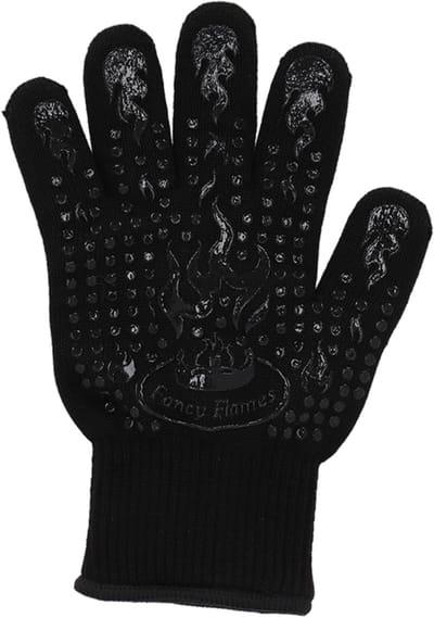 Fancy Flames BBQ handschoen - polyester - links en rechtshandig - veiligheid - BBQ accessoires
