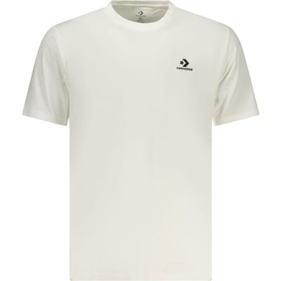 Converse Bianco Katoenen T-Shirt voor Heren