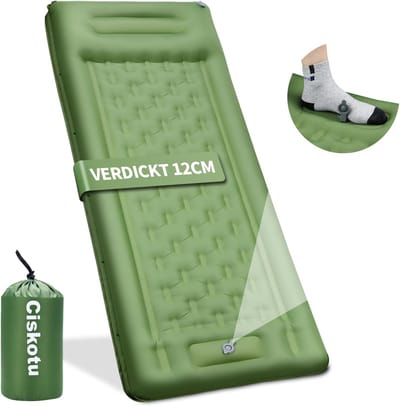 Dikke Isomaat 12 cm - Comfortabele en Duurzame Slaapmat voor Buiten