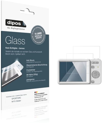 dipos – 2x Pantserfolie geschikt voor SPORTARC M15 Slider | 9H Screenprotector