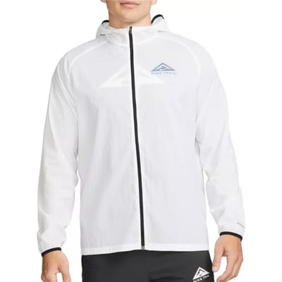 Nike effen superlichtgewicht wit jack