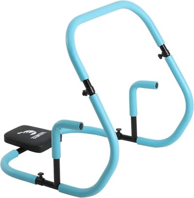 SnelShoppen - FFITNESS AB Crunch Trimmer voor sit-ups met hoofdsteun, fitnessapparaat voor thuis, gym en krachttraining, verstelbaar en stevig ontwerp