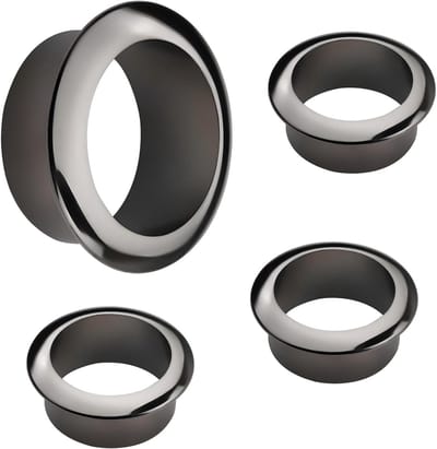 4-delige Desk Grommet Set met 30mm Diameter - ABS Kabeldoorvoeren voor PC Bureau, Kabelorganizers en Kabelbescherming