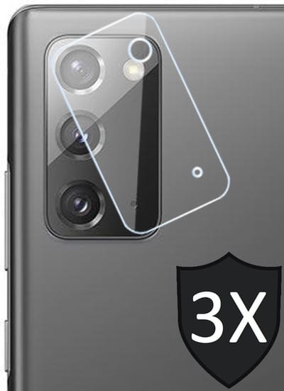 Screenprotector geschikt voor Samsung Note 20 - Camera Protector Lens - 3 Stuks