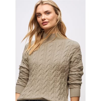 Jumper met kabelpatroon