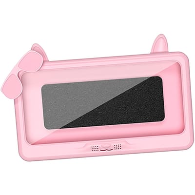 Douche Telefoonhouder Cartoon Kattenoren 360 Graden Rotatie Waterdicht Voorkomt Kikker Ponsvrij Muur roze