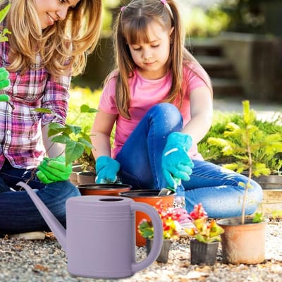 Gieter Pot - Kleine gieter - Planten water geven - Lange smalle uitloop - 1 liter - Paars
