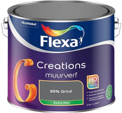 Flexa - Creations Muurverf Extra Mat - 85% Grind - Mengverf - 2,5 L