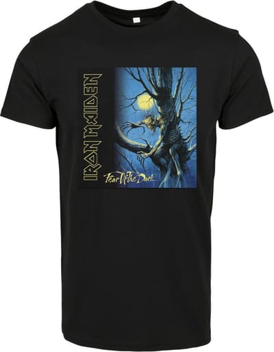 Merchcode Iron Maiden - Fear Of The Dark Album Cover Heren T-shirt - XS - Zwart