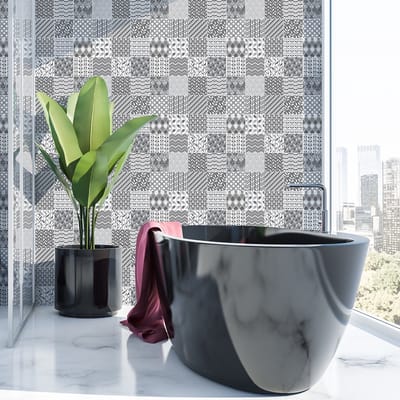 Zelfklevende tegelmuurstickers voor keuken en badkamer - 60 Veronia Azulejo tegelstickers - 60 stickers 20x20cm