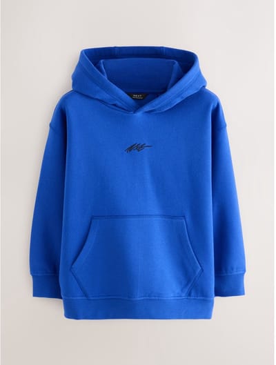Next - Jongens - Sign Off-hoodie - Blauw