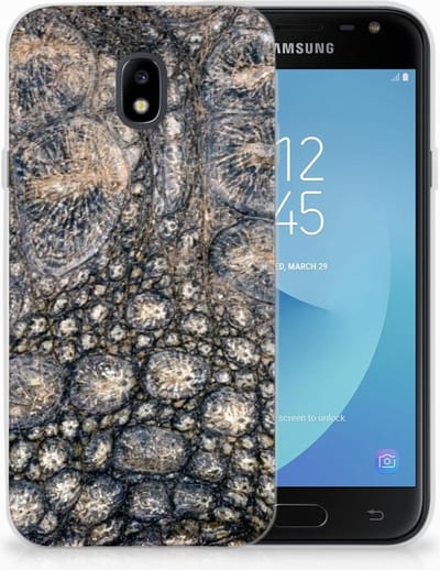 Samsung Galaxy J3 2017 TPU Hoesje Krokodillenprint