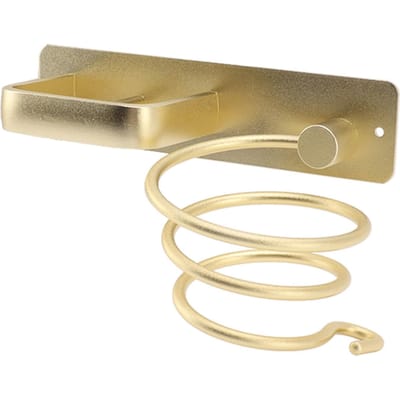 Haardrogerhouder Haardroger Opbergbeugel Rek Ruimte Aluminium Woondecoratie beige