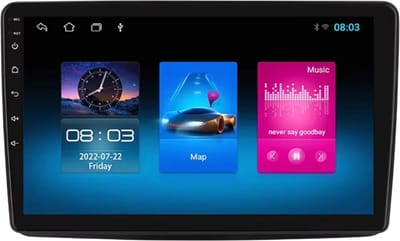 Autoradio met bluetooth - Carplay - Voor Fiat Panda (2003-2012) - Geschikt voor Apple en Android - Stereo - Navigatie - Navigatiesysteem auto - 1GB 16GB