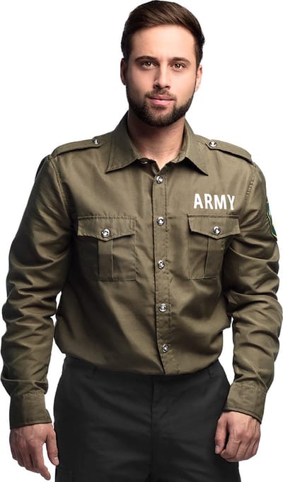 Boland - Shirt 'Army' (M) - Volwassenen - Militair - Militairen en Leger