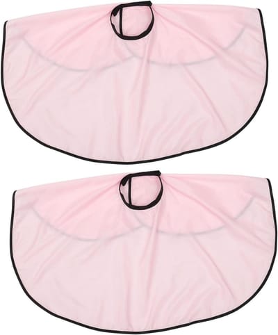 Kappersmantel Set - Haarknip Cape - Haarstyling en Knippen - Waterdicht en Lichtgewicht - 88 x 74 cm - Roze