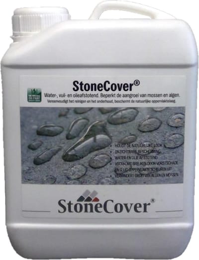 StoneCover Impregneer 2,5L | Beperkt de Aangroei van Mos en Algen