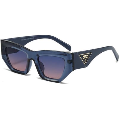 Trendy Vierkante Zonnebril Voor Mannen Vrouwen Stijlvolle Designer Unisex UV400 Zonnebrillen Luxe Mode Brillen No Brand gray
