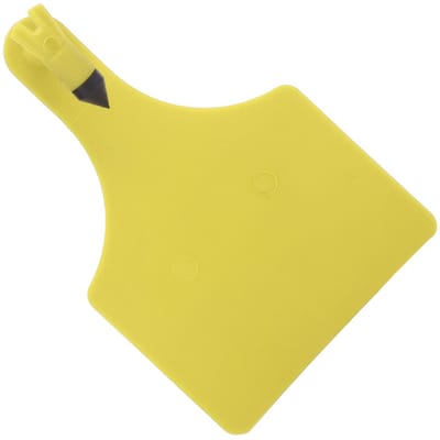 10 stuks Dieren Extra Grote Blanco Oormerken Vee TPU Oormerken voor Geit Schaap Rundvee Geel geel