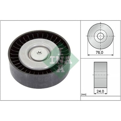 Schaeffler Ina Rondsel/geleiderpoelie, V-ribbelriem INA 532 0558 10