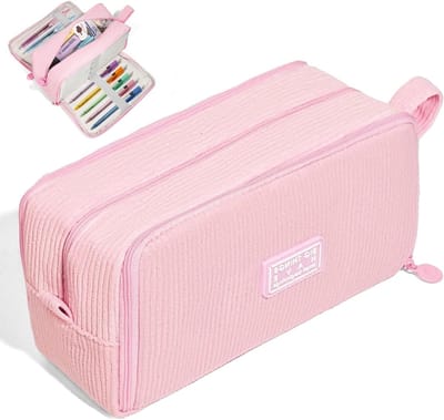Ruime en Uitbreidbare Pennenzak met Rits, Multifunctionele Etui voor School en Kantoor, Organiseer je Benodigdheden