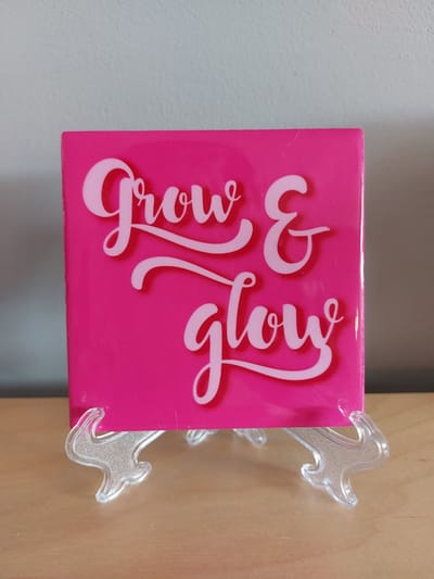 Tegeltje grow & glow