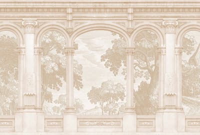 Fotobehang roma2 DD122212 Livingwalls Walls by Patel 3 Beige Creme Wit Vlies 270 x 400 cm (4 delen) Fotobehang