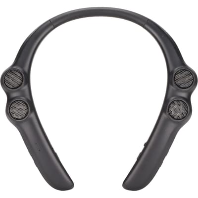 Casque tour de cou sans fil Bluetooth 5.3 stéréo étanche IPX4, antibruit