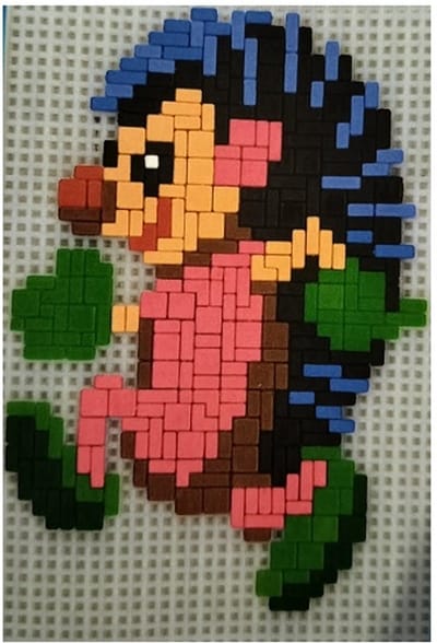 Stickit Egel Jerry, ca. 600 steentjes