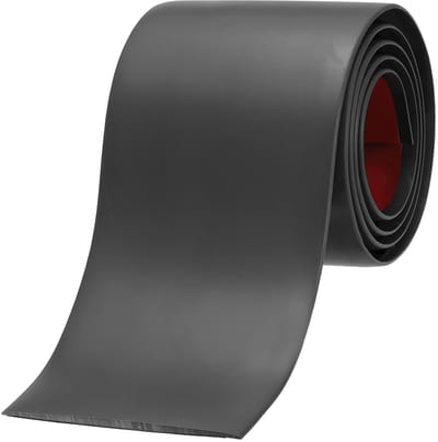 Zelfklevende Vloerovergang Strip 76 mm x 1 m, Geschikt voor Vinyl, Laminaat en Tapijt, Ideaal voor Deuren en Vloertegels, Zwart