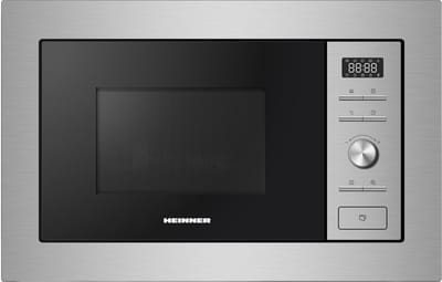 Heinner Inbouw Magnetron – 28 L – 900 W – 1000 W Grill – 5 Vermogensniveaus – Ontdooifunctie – 21 Automatische Programma’s – Digitale Bediening – RVS