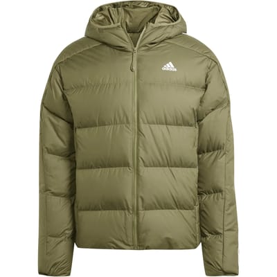 adidas Sportswear Essentials Midweight Donsjack met Capuchon - Heren - Groen- S