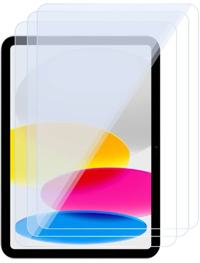 Blue Filter Screenprotector geschikt voor iPad 2022 10.9 inch 10e Generatie / iPad 2025 11 inch (A16) 11e Generatie - 3x Tempered Glas Screen Protector