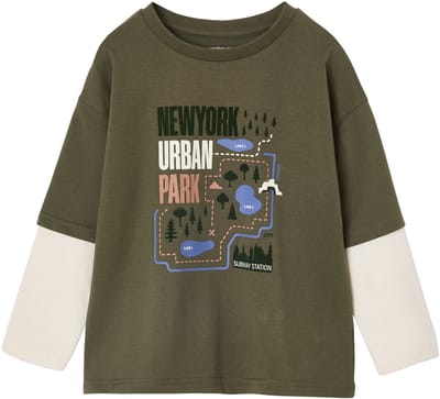Vertbaudet T-shirt met 2-in-1 effect voor jongens