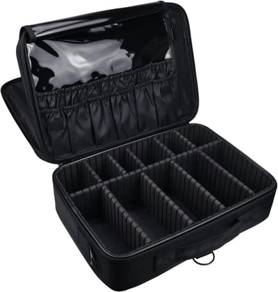 Schmink koffer - Kapperskoffer trolley - Visagie make up koffer trolley - Schminkkoffer - Beauty case - Cosmetica koffer - Ideaal voor reizen - To go