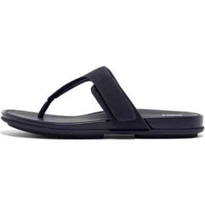 Teenslippers FitFlop GRACIE ADJUSTABLE CANVAS TOE-POST SANDALS