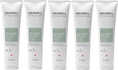 5x Goldwell StyleSign High-Shine Gel Wax 100ml
